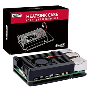 GeeekPiRaspberryPi5�A�[�}�[�q�[�g�V���N�G���N���[�W��/RaspberryPi5�A���~�����p�b�V�u��p�G���N���[�W��PWM��p�t�@���t��RaspberryPi54GB/8GB