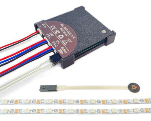 ElecGear�~�j WLED LED �L�b�gPS5 ����� PC �p�A�f�W�^�� �}�C�N�t�� WLED �A�v�� �R���g���[���[ + 2x DC5V WS2812B �A�h���X�w��\�� RGB���C�g �X�g���b�v + PS5/PC �t�@�� �|�[�g�p