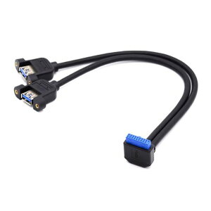 xiwai������90�x5Gbps2�|�[�gUSB3.0���X����19/20�s���w�b�_�[�l�W�}�E���g�^�C�v�P�[�u��1�t�B�[�g/32cm