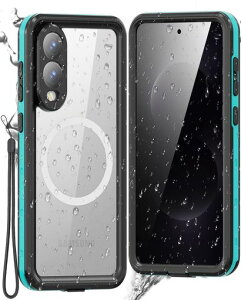 Miimall�Ή� Galaxy S25 Edge�X�}�z�P�[�X HD�t�B�����t�� 360° �S�ʕی�P�[�X �h�� �h�� IP68�K�i �h�o ���� S25�G�b�W�p�t���J�o�[ MagSafe�Ή� �}�O�l�b�g���� �ČR�K�i �ϏՌ� �����h�~ ��E�w��c