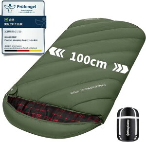 KingCamp�Q�܃V�����t�t�����l�����n�~�p�I�[���V�[�Y�������^�傫���T�C�Y��100cm2.1KG�R���p�N�g�h���􂦂�sleepingbag�ЊQ�h�ЃA�E�g�h�A�o�R�Ԓ����L�����v�Q��A���\