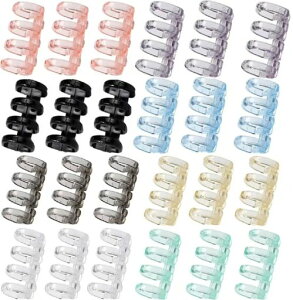 バインダーリング8色入リ4穴製本穴径15mmバインダーリング製本用と整理A4/A5/B5ファイル本製作ファイル本製作ルーズリング24個セット