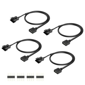 CERRXIAN12V4�s��RGB�����P�[�u��4�Z�b�g12V4�s�����X-SM4�s���I�X�}�U�[�{�[�h�pSM4P�I�X�R�l�N�^�ϊ�30cm