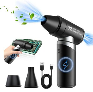 CompressedAirDuster110000RPMJetDryerBlower3GearPortableElectricAirDusterwithBlow/ExhaustModeforCar