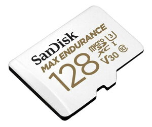 SanDisk128GBMAXEndurancemicroSDXCCardwithAdapterforHomeSecurityCamerasandDashcams-C10U3V304KUHDMicro