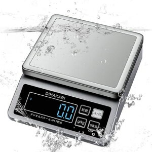 DIHAKARI��^ �􂦂�L�b�`���X�P�[�� IP67�h���h�o �ő�v��5kg 0.1g�P�� �f�W�^���͂��� ���܈��� ������t�� �z�[���h�@�\