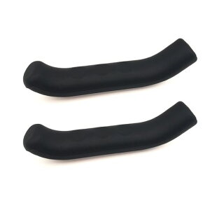 自転車ブレーキレバーグリッププロテクターカシリコン製黒耐摩耗性衝撃吸収軽量レバー保護カバー自転車のブレーキ性能を高めるバイクマウンテンバイク