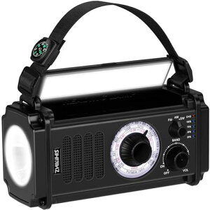ZHIWHIS�h�Ѓ��W�IFM/AM/SW/���C�hFM�Ή������d����񂵏[�d/�\�[���[�[�d/USB-C�[�d��/���d�r�Ŏg�p�\10000mAh/��^�܂�/SOS�A���[���t���g�я��^�k�Б䕗��d�ً}�΍��h�ЃO�b�Y