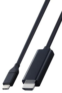 �G���R�� usb c �ϊ��P�[�u�� 1m Type-C to HDMI ���炩 4K(3840x2160px)/60Hz �}���`�f�B�X�v���C �~���[�����O �yiPhone MacBook iPad Android ���ɑΉ��z �u���b�N