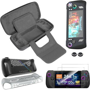 ROGAllyX��p���[�P�[�X�y2024�V�o��-6in1�Z�b�g�zforASUS�Q�[�~���OPCROGAllyX+ROGAllyX�t�B����x2+�A�i���O�X�e�B�b�N�J�o�[x2�n�[�h�V�F���P�[�X�L�������O�P�[�X�J�o�[