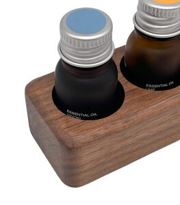 エッセンシャルオイルスタンドアロマオイル収納ケース木製7本用