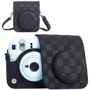 �`�F�X�{�[�h���J�����P�[�X�AInstax Mini 12�C���X�^���g�J�����ɑΉ��A���g��PU���U�[�ی�P�[�X�A���߉\�ȃV�����_�[�X�g���b�v�t���A���s�p�t�H�g�O���t�B�[�L�������O�P�[�X�M�t�c