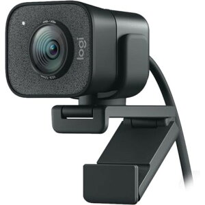 LOGITECHStreamCamPlusFullHDcameraUSB-CWebcamGraphitePortableTripod