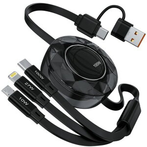 y100Wz3in1[dP[u莮[1.2MPDΉ/ϋv]100W/5A}[dCgjO/TypeC/}CNUSBR[h3䓯[diPhone1615141312AGalaxyS25S24