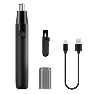カッターメンズ鼻毛カッター眉毛耳毛電動鼻毛カッターUSB充電式多機能小型持ち運び便利低騒音掃除用ブラシ付き低騒音掃除用ブラシ付男女兼用カミソリ水洗い可能