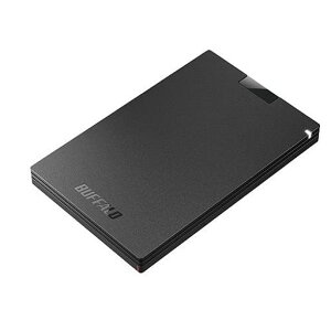BUFFALO USB3.2(Gen1) Type-A MiniStation SSD SSD-PG1.0U3-BC [�u���b�N]
