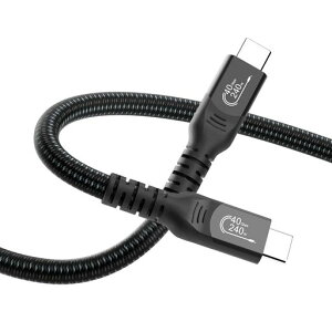 Thunderbolt4ΉUSB4P[u1mSLEIJAOOE[USB-IFF/240Wo/40Gbps/8K@60Hzfo/E-Marker]T_[{g4P[uϋviC
