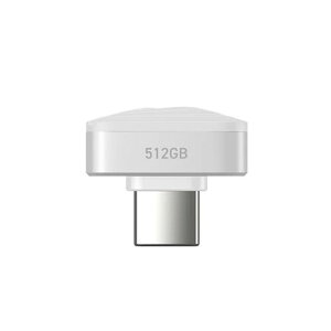 SUNEAST �O�t��SSD USB-C�ڑ� Portable SSD Nano(Android/iPadOS/iOS/Mac/Windows11�Ή�) �z���C�g [512GB /�|�[�^�u���^] SE-PS512G2LNN1WF
