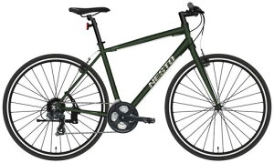 NESTO【完全組立配送】バカンゼ1-F超軽量クロスバイク700x32C21段変速440mmダークグリーン