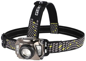 GENTOS(�W�F���g�X)LED�w�b�h���C�gUSB�[�d���y���邳670���[����/���p�_��2.5����/�ϐo/�h�H�z��p�[�d�r�܂��͒P4�`�d�r3�{(�ʔ���)�g�p�A�N�X���CAR-100H