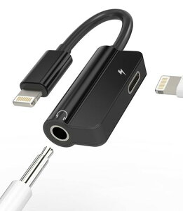 �Ή�iPhone�Ή� �C���z���A�_�v�^�[ Lightning to 3.5mm�X�v���b�^�[ �h���O���W���b�N AUX 2in1�P�[�u�� �I�[�f�B�I&�[�d�Ή� 13/12/11 Pro Max/Mini/XS/SE/7/X/8 Plus�p�C���z���[�d�P�[�u��