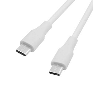 NFHK Type-C USB-C�I�X-�I�X USB 2.0 �o�[�W���� �f�[�^�P�[�u�� PD 65W �m�[�g�p�\�R��&�g�ѓd�b�p �z���C�g 100cm