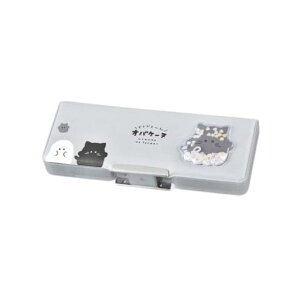 コンパクト両面開きペンケースオバケーヌ/ニャンコのツドイ