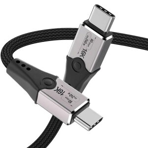 Leehitech 1M 80Gbps �ґg Thunderbolt 5 �P�[�u�� 240W 16K