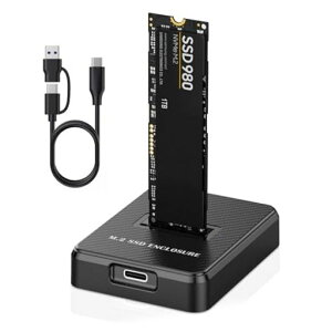 M.2 SSD �O�t���P�[�X NVMe/SATA ���Ή� USB 3.2 Gen2 10Gbps �A���~➑� M �L�[ / B+M �L�[�Ή� 2230/2242/2260/2280 SSD �Ή� �v���O�A���h�v���C