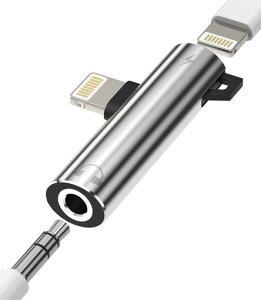 Lightning to 3.5mm�C���z���A�_�v�^�[ �Ή�iPhone�Ή� �I�[�f�B�I&�[�d�X�v���b�^�[ �h���O���W���b�N AUX 2in1�P�[�u�� �C���z���[�d�A�_�v�^�[ 13/12/11 Pro Max/Mini/XS/SE/7/X/8 Plus�p