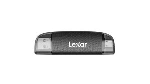 Lexar �f���A���X���b�gUSB-A/C���[�_�[�A�ő�205MB/�b�̓]�����x�ASD�����microSD�J�[�h(LRW310X-BNBNG)�Ή�