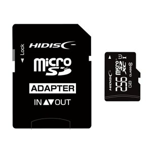 HIDISC microSDXC�������J�[�h 256GB Class10 UHS-I HDMCSDX256GCL10UIJP3