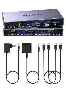 HDMIKVMXCb`1fBXvC2̃Rs[^A8K@60HzKVMXCb`A4USB3.0|[gAfXNgbvRg[A2{USBP[uAdA_v^܂2̃Rs[^ŃLc