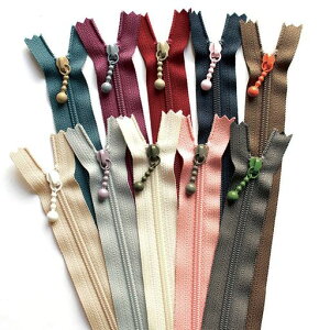 Y.K.K.ポーチ用ファスナー10色入20cmモダンカラー3CF20-COMIX-4
