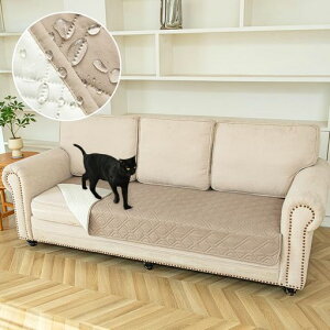 ソファカバーソファパッド【2024新デザインリバーシブル5層完全防水】ソファーシーツペット両面防水犬猫対策洗える尿失禁ベビー高齢者介護用大判汚れ防止傷防止爪とぎ防止(カッキー137…