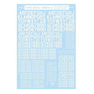 TR[}[NHM0245xNumbers&Letters13.5x19.5cmvgW[_WINGDECALSERIESWM-05