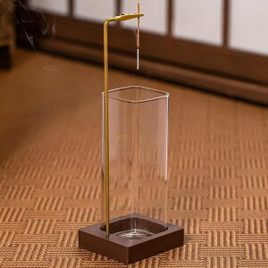 お香立てガラス製おしゃれ灰がこぼれない線香立てインセンスホルダー可愛い香立てお香置きシンプルデザイン癒しの空間に瞑想ヨガリラックスギフト