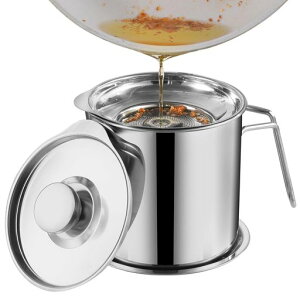 304�X�e�����X���I�C���|�b�g�ƒ�p�I�C���X�g���[�W�e��t�B���^�[�t��1.8L/60.87floz�I�C���L���b�`�|�b�g�L�b�`���p�I�C���|�b�g���؂�{�g��