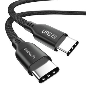 DriverGeniusSaranX-PD240|�g���v�����[�hUSB4.040GbpsUSB-CtoC�P�[�u��240WPD3.1(48V/20V�A5A)8K/60Hz�f���Ή�DP-Alt&PD�f�o�C�X�Ή�1.8m