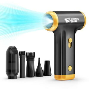 SmilingShark�d���G�A�_�X�^�[JF01PRO�y2024�ŋ��G�A�_�X�^�[&�|���@2in1LED���C�g�t���z���������G�A�_�X�^�[150000RPM�����o���̓_�X�g�J�b�v�t�����i�K���ʒ��������ԘA���g�p���p�r�m�Y���Ɓc