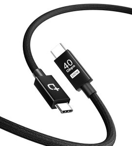 DOCKCASEUSBC�P�[�u��40Gbps�����f�[�^�]��&240W�}���[�dUSB4�P�[�u��8K@60Hz�Ή�Type-C�P�[�u��E-marker�`�b�v�������ϋv��Thunderbolt3/4�݊�MacBook