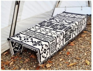 PeelForestキャンプブランケットアウトドアメキシカンラグおしゃれテントカバー黒と白90x150cm