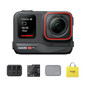 Insta360 Ace Pro - �A�N�V�����J���� �h�� 1/1.3�C���`�Z���T�[��5nmAI �`�b�v���� AI�m�C�Y���_�N�V���� ���|�I�ȉ掿 4K120fps 2.4�C���`�t���b�v���X�N���[�� ���x��AI�@�\ ������ �����A�N�V�����c