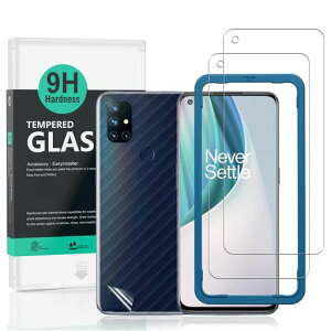 Ibywind �Ή� OnePlus Nord N10(5G) �K���X�t�B���� 2 ���ی�t�B���� �K�C�h�g�t�� ���菝�h�~�ϏՌ��d�x 9H�����K���X�t�B�����y���炩�Ȏ�G��z�y�C�A�[���z�y�w��F�ؑΉ� ���ȒP�\��t���z