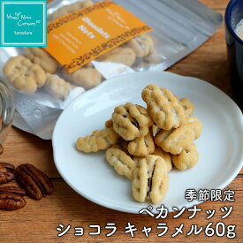 お待たせ 季節限定商品 ペカンナッツショコラ キャラメル 60g/130g/BOX50g 「ペカンショコラ、驚きの美味しさ」ベルギー産 クーベルチュール チョコ 使用 ピーカンナッツ チョコレート 種類 豊富 プレゼント プチギフト ナッツ専門店 ハッピーナッツカンパニー 鎌倉湘南