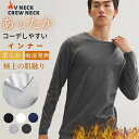 1点で200円オフ／2点で500円オフ♪ 防寒着 防寒 インナー メンズ ヒートテック コンプレッション アンダーシャツ 長袖 クルーネック 裏起毛 5色 M-6L 冬 極暖 暖 発熱 インナーシャツ ジャージ 防風 下着 シャツ コンプレッションウェア ゴルフ 野球 happybag