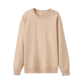 【1枚1,780円~！クーポン利用で】 楽天1位 送料無料 クルーネック ゆったり 大きいサイズ トレーナー レディース 綿100% コットン 薄め 薄手 冷え対策 トップス おしゃれ プルオーバー ゆったり シンプル 無地 パーカー 体型カバー 長袖 カラバ プルオーバー 春 秋