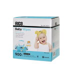 RICO リコ おしりふき コストコ 900枚 100枚×9パック おしり拭き 赤ちゃん 赤ちゃん用 ベビーワイプ Baby Wipes 大判 厚手 ウェットタイプ ベビー用品 あかちゃん costco カークランド KIRKLAND