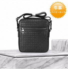 【ショルダーバッグ】【送料無料】メッシュ 本革 メッシュバッグ 編みバッグ 革 メッシュバック レザーバックメンズ 編み込みショルダーバッグ メンズショルダーバック メンズショルダーバッグ 斜め掛けバッグ レザーバッグ 革バッグ 本革バック 牛革 おしゃれ 男性用 黒