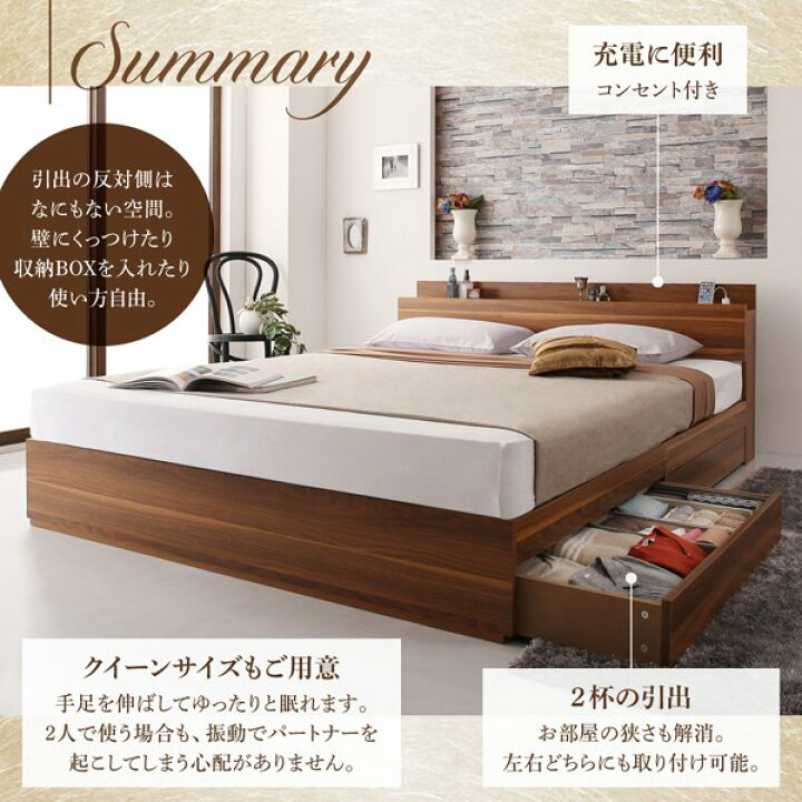 楽天市場】【P10倍：4/24 20:00 - 4/27 09:59】クイーンベッド 